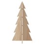 vidaXL Arbre de Noël en bois pour décoration 59,5cm bois massif de pin