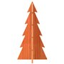 vidaXL Arbre de Noël en bois pour décoration 59,5cm bois de pin massif