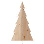 vidaXL Arbre de Noël en bois pour décoration 80 cm bois massif de pin