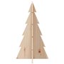 vidaXL Arbre de Noël en bois pour décoration 80 cm bois massif de pin