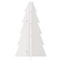 vidaXL Arbre de Noël en bois pour décoration blanc 69,5 cm pin massif