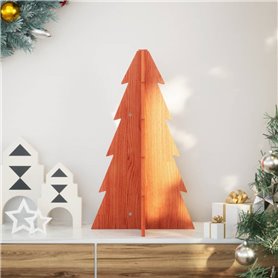 vidaXL Arbre de Noël en bois pour décoration 69