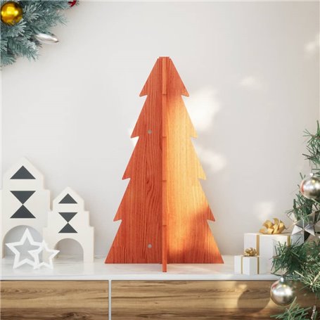 vidaXL Arbre de Noël en bois pour décoration 69