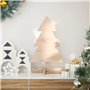 vidaXL Arbre de Noël en bois pour décoration 60 cm bois massif de pin