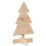 vidaXL Arbre de Noël en bois pour décoration 60 cm bois massif de pin