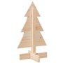 vidaXL Arbre de Noël en bois pour décoration 60 cm bois massif de pin