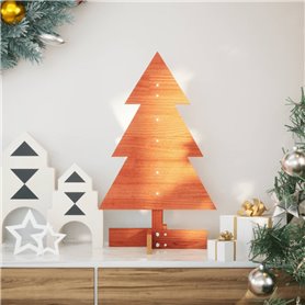 vidaXL Arbre de Noël en bois pour décoration 60 cm bois de pin massif