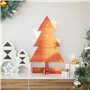 vidaXL Arbre de Noël en bois pour décoration 60 cm bois de pin massif