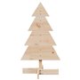 vidaXL Arbre de Noël en bois pour décoration 80 cm bois massif de pin