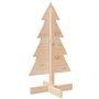 vidaXL Arbre de Noël en bois pour décoration 80 cm bois massif de pin