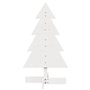 vidaXL Arbre de Noël en bois pour décoration blanc 80 cm pin massif