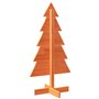 vidaXL Arbre de Noël en bois pour décoration 100 cm bois de pin massif