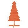 vidaXL Arbre de Noël en bois pour décoration 120 cm bois de pin massif