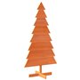 vidaXL Arbre de Noël en bois pour décoration 150 cm bois de pin massif