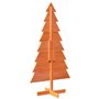 vidaXL Arbre de Noël en bois pour décoration 150 cm bois de pin massif