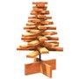 vidaXL Arbre de Noël en bois pour décoration 60 cm bois de pin massif