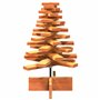 vidaXL Arbre de Noël en bois pour décoration 60 cm bois de pin massif