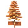 vidaXL Arbre de Noël en bois pour décoration 60 cm bois de pin massif