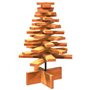 vidaXL Arbre de Noël en bois pour décoration 60 cm bois de pin massif