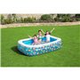 Bestway Piscine gonflable pour enfants Bleu 229x152x56 cm