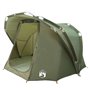 vidaXL Tente de pêche 4 personnes vert olive imperméable