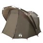 vidaXL Tente de pêche 4 personnes marron imperméable