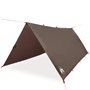 vidaXL Bâche de camping marron 406x306 cm imperméable