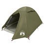 vidaXL Tente de camping à dôme 2 personnes vert olive imperméable