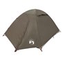 vidaXL Tente de camping à dôme 2 personne marron imperméable