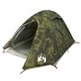 vidaXL Tente de camping à dôme 2 personnes camouflage imperméable