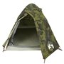 vidaXL Tente de camping à dôme 2 personnes camouflage imperméable