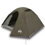 vidaXL Tente de camping à dôme 3 personne marron imperméable