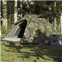 vidaXL Tente de camping à dôme 3 personnes camouflage imperméable