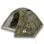 vidaXL Tente de camping à dôme 3 personnes camouflage imperméable