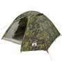 vidaXL Tente de camping à dôme 3 personnes camouflage imperméable