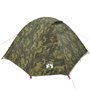 vidaXL Tente de camping à dôme 4 personnes camouflage imperméable