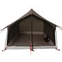 vidaXL Tente de camping 2 personnes marron imperméable