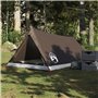 vidaXL Tente de camping 2 personnes marron imperméable