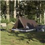 vidaXL Tente de camping 2 personnes marron imperméable