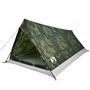 vidaXL Tente de camping 2 personnes camouflage imperméable