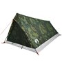 vidaXL Tente de camping 2 personnes camouflage imperméable