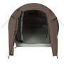 vidaXL Tente de camping tunnel 3 personnes marron imperméable