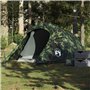 vidaXL Tente de camping tunnel 3 personnes camouflage imperméable