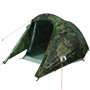 vidaXL Tente de camping tunnel 3 personnes camouflage imperméable