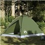 vidaXL Tente de camping à dôme 2 personnes vert olive imperméable