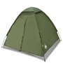 vidaXL Tente de camping à dôme 2 personnes vert olive imperméable