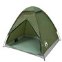 vidaXL Tente de camping à dôme 2 personnes vert olive imperméable