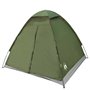 vidaXL Tente de camping à dôme 2 personnes vert olive imperméable