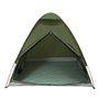 vidaXL Tente de camping à dôme 2 personnes vert olive imperméable