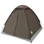 vidaXL Tente de camping à dôme 2 personne marron imperméable